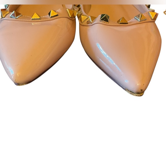 COMFITY Pale Pink RockStud Ballet Flats - Picture 6 of 10